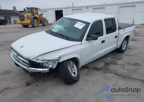 2004 Dodge Dakota Slt из США, поврежденный, VIN 1D7HL48K54S570468